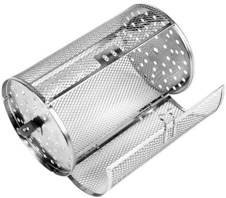 HIAKDOFT Panier à Griller Acier Inoxydable pour Usage Domestique Récipient pour Rôtissoire à Barbecue Cage de Cuisson pour Four Électrique