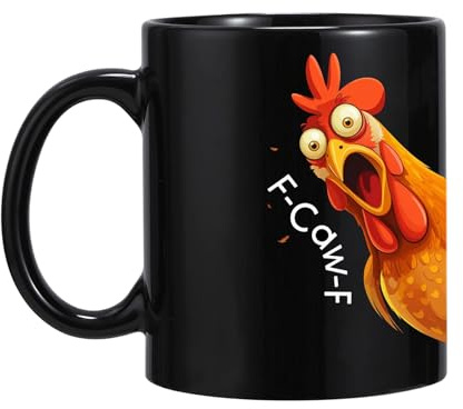 Générique Mug À Café De Voyage,Tasses en Céramique pour Lait d'une Capacité de 350 Millilitres,Tasses à Café avec Design de Coq - Pour Femmes Et Hommes Cuisine Bar Bureau Maison Anniversaire Et