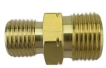 Robusto adattatore GPL in rame da 3/8 pollici femmina a 1/4 pollici maschio filettatura sinistra raccordo linea gas accessorio for fornello(F)