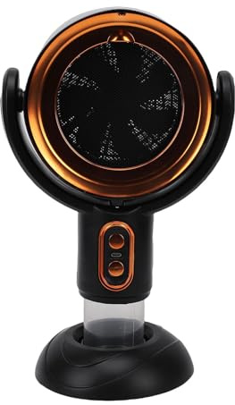 Xiuganpo Hotte Aspirante Portable, Inclinable à 15°, 2 Vitesses, avec Filtre en Aluminium Amovible et Batterie 2400 MAh, Idéale pour la Cuisine Intérieure et Extérieure