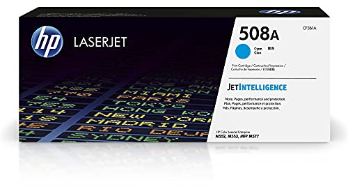 HP 508A (CF361A) Blau Original Toner für HP Color Laserjet Enterprise M552dn, M553, M577