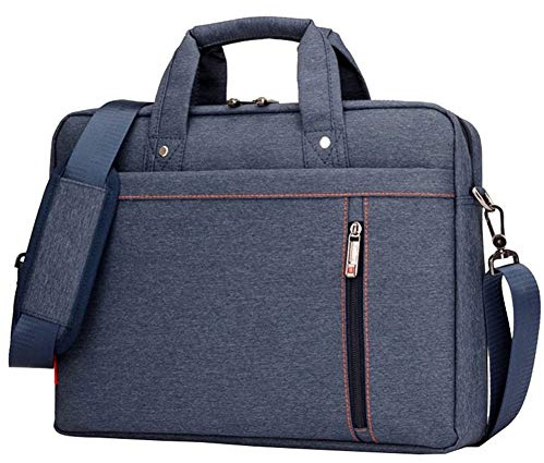 HotYou Sacoche en Ordinateur Portable, Serviettes Anti-Chocs avec Multi-Fonctionnel Sac à 17 pour Tablette/PC Ordinateur Portable/Chromebook/Macbook/Ultrabooks, Version 1 Bleu