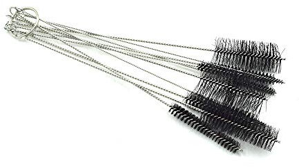 Yoohey, set di spazzole in nylon per la pulizia di cannucce, occhiali, tastiere, 10 pezzi