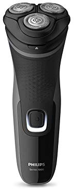 Philips Series 1000 Dry Men's Electric Shaver with PowerCut Blades & pop-up Trimmer, Street Grey