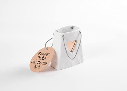 Good old friends GmbH Wundertüte - Herz: Porzellan, rot, whimsical decorative, Giftbag