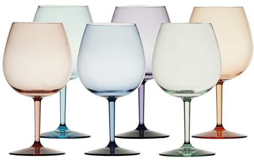 Marine Business Stars-Copa Balon-ECOZEN-Set 6u, Azul, Mediano