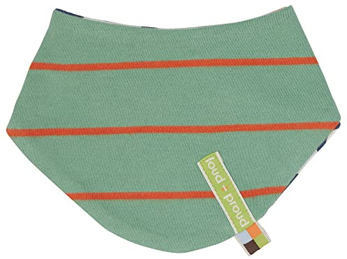 loud + proud Unisex barn vändbar halsduk, GOTS certifierad halsduk, Bambu, one size