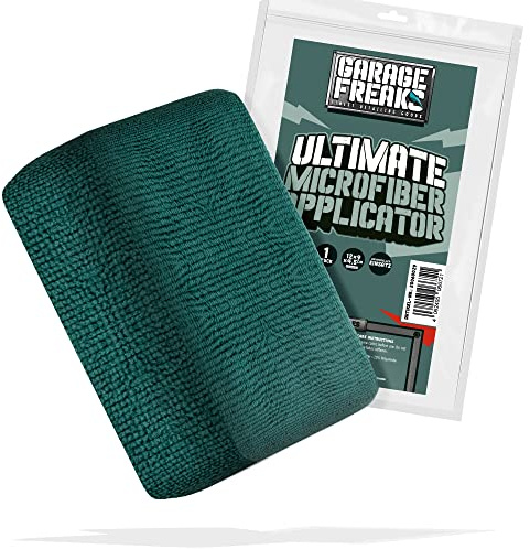 Auto Schwamm Applikator - Ultimate Microfiber APPLICATOR - Microfaser Pad für Außen & Innenraum - für Hartwachs, Politur, Flüssigwachs, Keramik Versiegelung & Spray Sealing - Garage Freaks