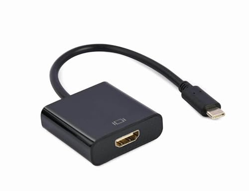 Gembird Câble adaptateur USB Type-C vers HDMI 4K 60Hz, 15 cm - Noir