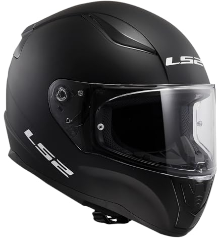 LS2, Casco Moto Integrale RAPID II SOLID Matt Black, M
