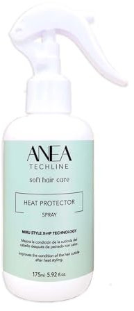 Anea Techline | Protector Térmico, Protege el cabello de las agresiones térmicas, Tecnología del Mirustyle X-HP, 175 ml