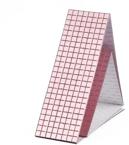 Mosaiksteine Zum Basteln Selbstklebende echte Glas Handwerk Mini quadratische Spiegel Mosaik Fliesen Aufkleber Badezimmer DIY handgemachte Handwerk Home Dekoration machen(Rose gold,10x10mm)