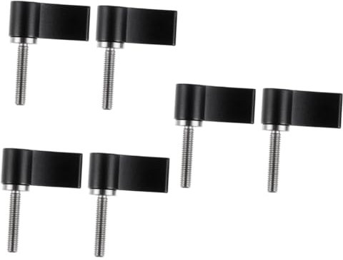 PLAFOPE 6pcs Shaped Rotating Knob for Screw Locking Thumb Lever Screw Handle for Case Easy to Fix
