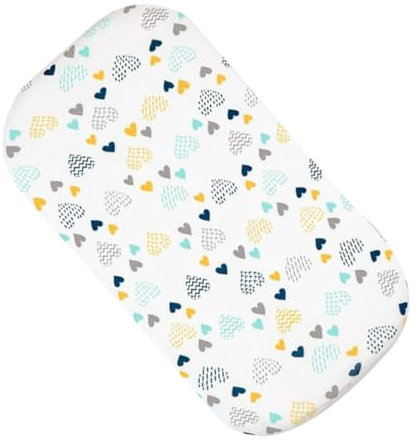 ifundom Stretchy Wickelauflage Bezug Für Mädchen Abnehmbar Und Hautfreundlich Cradle Bed Cover Für Jungen Und Mädchen Vielseitig Und Gemütlich Für Wickelzeit