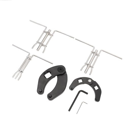 Juego de Llaves para Tuercas de Prensaestopas Kit de Llaves Inglesas de Cilindro Hidráulico para Equipos Pesados ​​Incluye Llaves Grandes 1266 y Pequeñas 7463