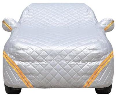 Auto-Hagelschutzplane Für Den Außenbereich Für Mercedes Benz G-Klasse, wasserdichte, Atmungsaktive Hagelschutz-Autoplane, Dicke Baumwoll-Vollgarage Für Jedes Wetter, Schnee, Regen, Sonne, UV-Schutz