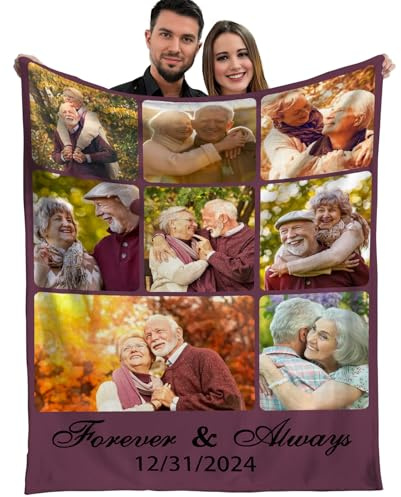 Crea un Capolavoro: Coperta in Flanella HD Personalizzabile con Foto e Testo, Regalo per Uomo e Donna, Plaid Morbidissimo.
