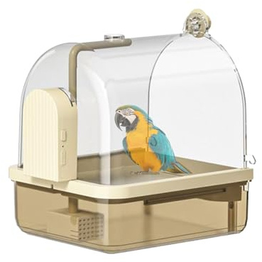 Vogelbad Käfig, Automatisches Vogelbad, Automatisches Kausicheres Badebecken Zwei Modi Spielplatzständer Für Zucht Reise Show Außenflugvoliere