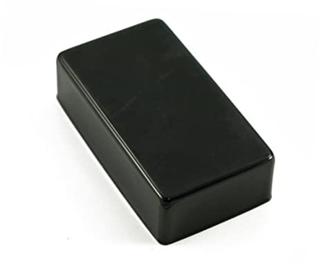 Humbucker Schwarz Tonabnehmerabdeckung Kupferversiegelte für E-gitarre | Hartes Kupfer mit Legierungsbeschichtung , für Elektrische Tonabnehmer , Zubehör für Gitarren
