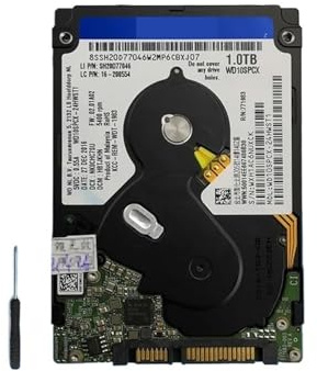 JXCHSWOU Disco Duro Interno Blue Disk de 1 TB for portátil, SATA III, 16 MB de caché, 5400 RPM, 2,5 for PS4.