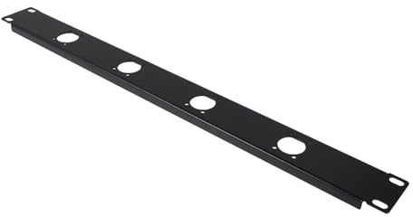 BESTonZON Audio Patch Panel Hinged Mount for Rack Systems Xlr Panel Mount Cord Organizer Holder for Home Studio Setup