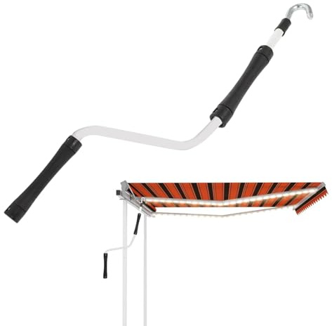 Manovella Awnings,Pomello per Tendone Parasole - Manovella Estensibile per Balcone, Terrazza, Giardino, Esterni, Casa, Cortile e Campeggio