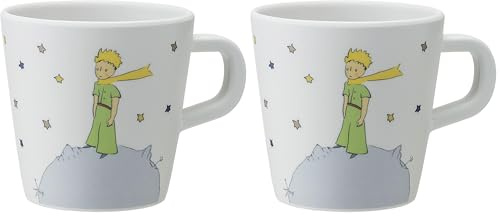 Le Petit Prince El Principito Pequeña Taza Melamina – 180 ml (Paquete de 2)