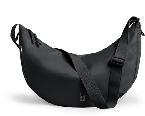 GOT BAG Moon Bag | Bolso Bandolera de Media Luna Impermeable | Riñonera Mujer y Hombre con Correa Ajustable