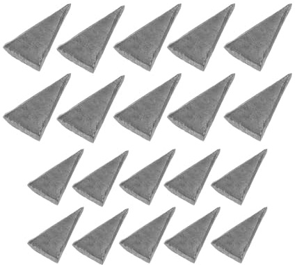 ELAYARD Coins Coniques en Fer Assurant un Ajustement Sécurisé Lot de 20 Faciles à Utiliser pour Marteau et Manche de Hache Réparation D'outils
