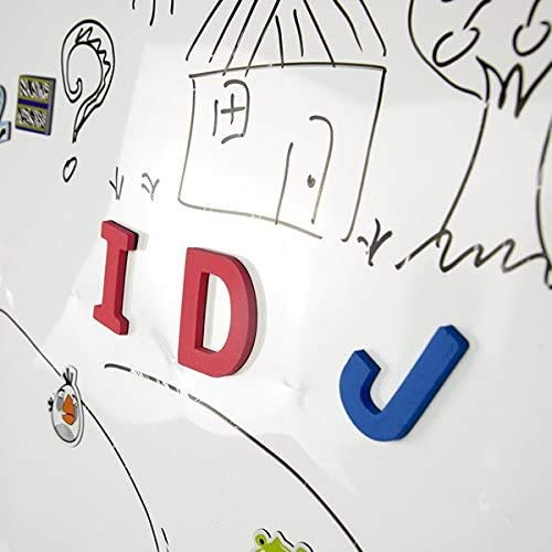 Whiteboard-Folie selbstklebend Eisenfolie Ferrofolie beschreibbar - WEIß glänzend - 0,6mm x 50cm x 100cm - Tafelfolie ferro-magnetisch wiederbeschreibbar - Haftgrund für Magnete