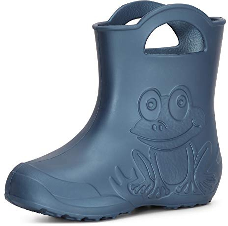 Ladeheid Botas Agua Niño EVA Azul Metálico 2 28/29 LA-CA-01
