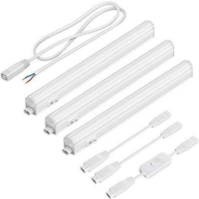 parlat LED Unterbau-Leuchten Rigel, je 31,3cm, mit Schalter (warmweiß, 11,58W, je 397lm, 130°) 3er Set