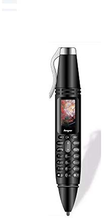 Hope AK007 Mini Pen Mobile Phone Dual Sims Dual Standby Bluetooth Unlocked Small Cellphone Camera Flashlight Recording (Black)