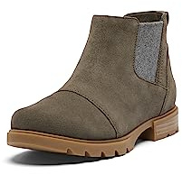 Sorel Women's Emelie LLL Chelsea Waterproof Boot - Major, Gum 2-9