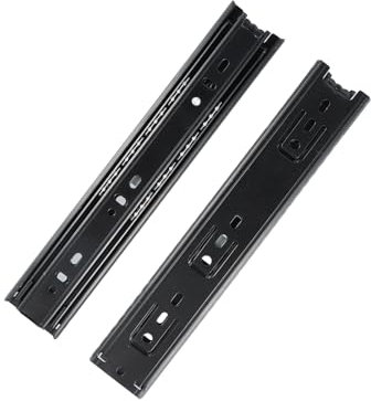 2 Pezzi Guide per Cassetti Estrazione Totale, Guide per Cassetti con Sfera Chiusura Automatica, Binari Cassetti Scorrevoli, Guide Cassetti Estraibile Laterale, Montaggio Laterale (10 pollici (250mm))