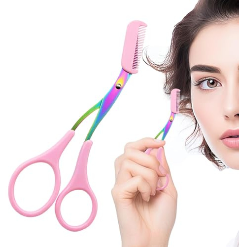 Rifinitore per sopracciglia da donna,Taglierina per sopracciglia da donna | Rasoio per sopracciglia ergonomico manuale in acciaio inossidabile a prova di ruggine - Strumenti cosmetici, pettine per