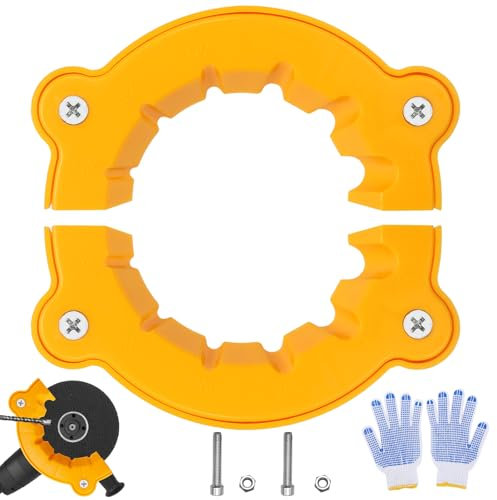 KOUHA 2 PCS Outil D'affûtage de Forets pour Tous les Forets avec 1 paire de Gants Tricotés Multifonctions per Ceuse Électrique Meuleuse D'angle Perceuse à Métaux