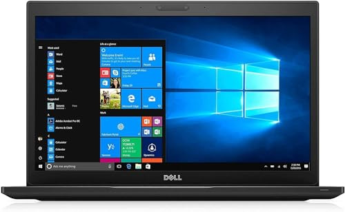 Dell Latitude7480 Ordinateur portable professionnel 14 FHD Intel Core i5-6300U, 16 Go de RAM, SSD 256 Go, Windows 11 Pro (reconditionné)