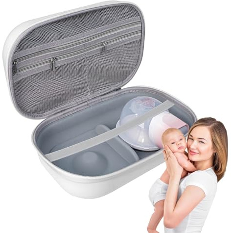 Sac De Transport Pour Tire-Lait | Format Voyage Pratique Pour Transport | Conteneur Portable Ajustable Pour Sorties Professionnelles Ou Familiales Femmes Mères