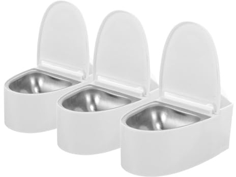 JUMPLAWN 3pcs Creative Wall Mounted Ashtray with Lid for Home and Office, Indoor Decorative Ashtray for Bathroom and Living Room, Space-saving Smoking Ash Holder