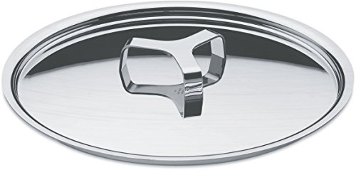 Alessi AJM200/24 Pots&Pans Coperchio in Acciaio Inossidabile 18/10 Lucido, Diametro 24 cm