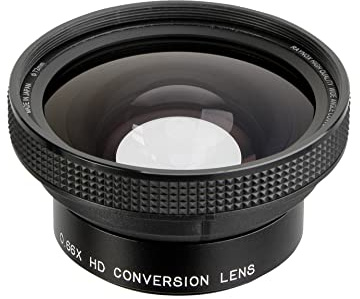 Raynox HD-6600 Pro 55mm Weitwinkelkonverter 0,66x, Schwarz