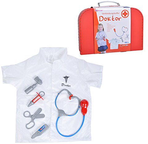 Knorrtoys F15420 - Verkleidungskoffer Doctor - 6-teilig