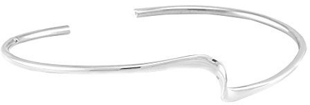 Silverly Pulsera Fina de Plata de Ley 925 con ondas Retorcidas para Mujer | Brazalete Sencillo con ondas | Pulsera Moderna y sencilla | Joyería Minimalista y Elegante | Brazaletes Ajustables