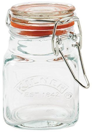 Kilner Square Clip Top Spice Jar 70ml