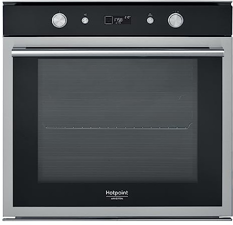 Four encastrable pyrolyse Hotpoint Ariston FI6861SPIXHA - Four multifonction Chaleur tournante ou pulsée / 73 litres / Classe A+ / Inox / Tournebroche / Rails télescopiques