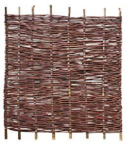 WEIDENPROFI Sichtschutz, Weidenzaun Modell Natur, Flechtzaun aus Weide, Größe (BxH): 100 x 120 cm