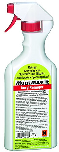 Multiman® AcrylRein 500 - Reiniger für Kunststoffscheiben von Wohnmobil, Wohnwagen, Boot oder Yacht - 0,5l