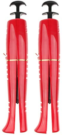 B Baosity 1 Paar Overknees Stiefelspanner Damen Schaftformer Schaftspanner Schuhspanner Stiftschaft 48cm für Damenschuhe Herrenschuhe - Rot, M