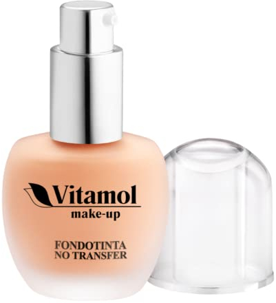 Vitamol Make-up Langanhaltende flüssige Grundierung für das Gesicht ohne Abfärben – 30 ml (Rosé)